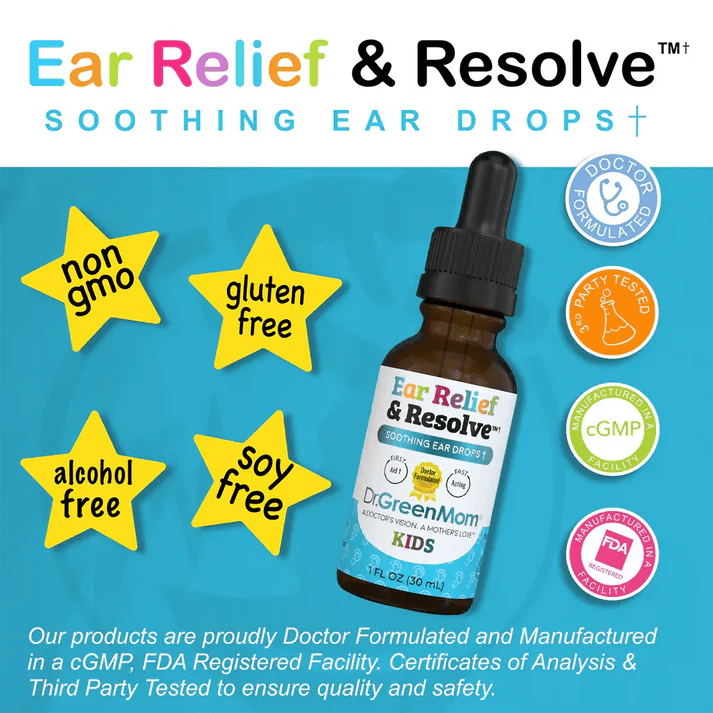 Ear Relief & Resolve™✝︎ Kids - Wholistic Nutrition - Wholistic Medicine Cabinet - Dr. Green Life/Mom