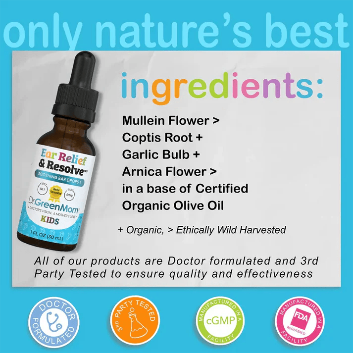Ear Relief & Resolve™✝︎ Kids - Wholistic Nutrition - Wholistic Medicine Cabinet - Dr. Green Life/Mom