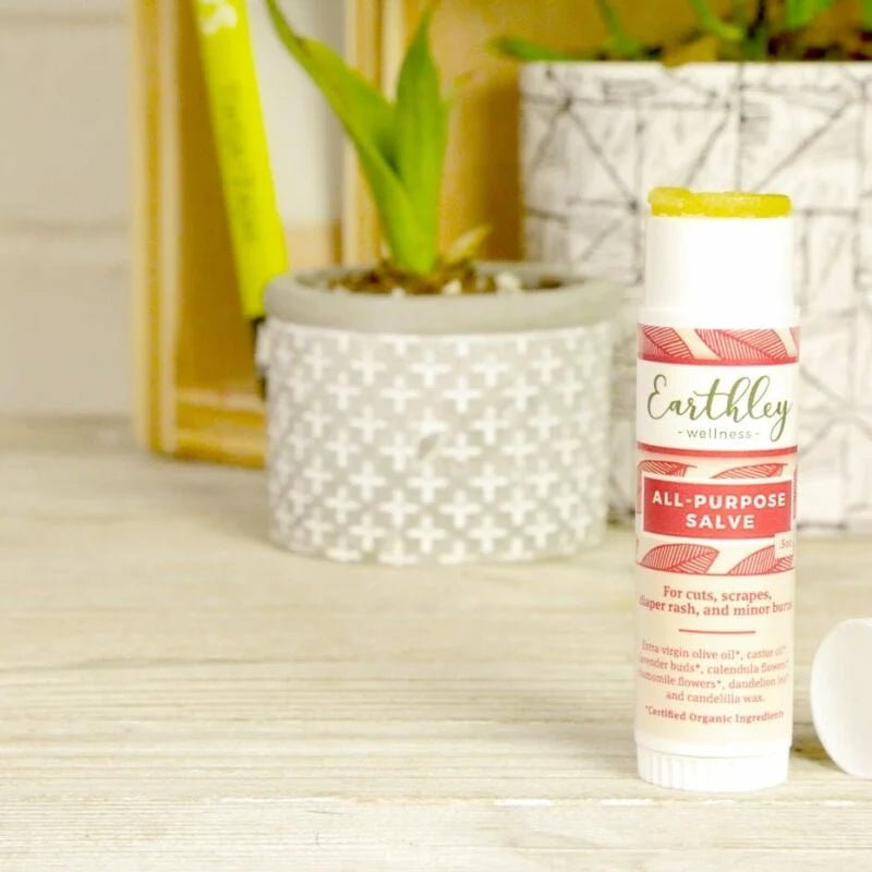 Earthley All Purpose Salve .5 oz - Wholistic Nutrition - Hair, Skin & Body Care - Earthley