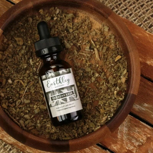 Earthley Earache Ease 1 oz. - Wholistic Nutrition - Hair, Skin & Body Care - Earthley