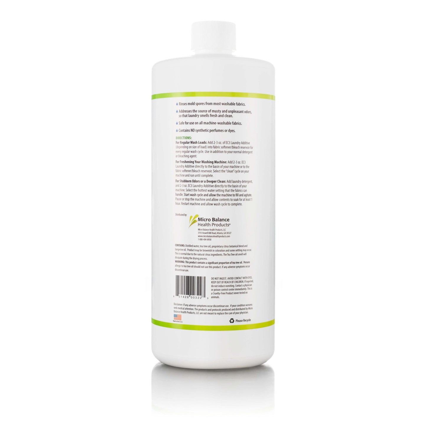 EC3 Laundry Additive - Wholistic Nutrition - Cleaning & Laundry - Micro Balance Health Products