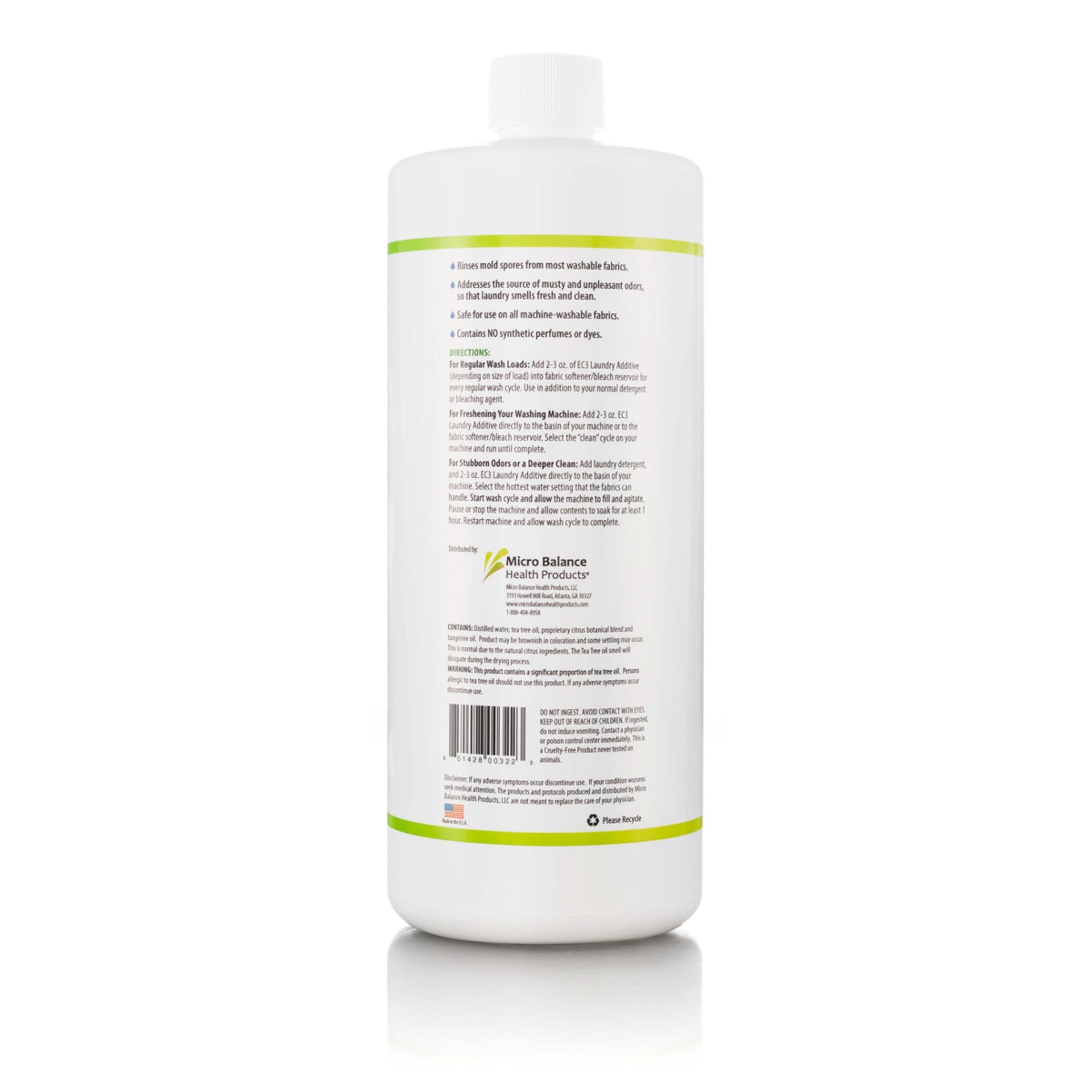 EC3 Laundry Additive - Wholistic Nutrition - Cleaning & Laundry - Micro Balance Health Products