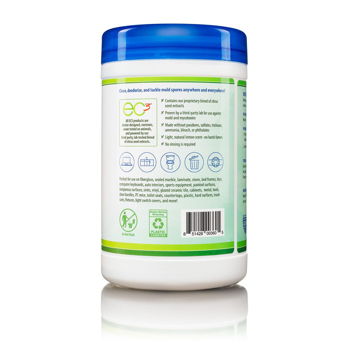 EC3 Wipes - Wholistic Nutrition - Cleaning & Laundry - Micro Balance Health Products