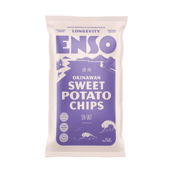Enso Okinawan Sweet Potato Chips - 3 oz. - Wholistic Nutrition - Snacks - Enso