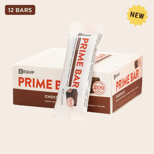Equip Prime Bar - Box of 12 - Wholistic Nutrition - Snacks - Equip