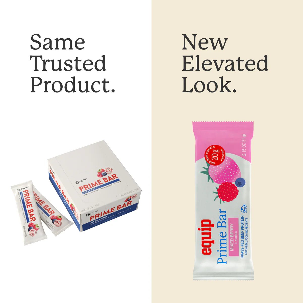 Equip Prime Bar - Individual - Wholistic Nutrition - Snacks - Equip