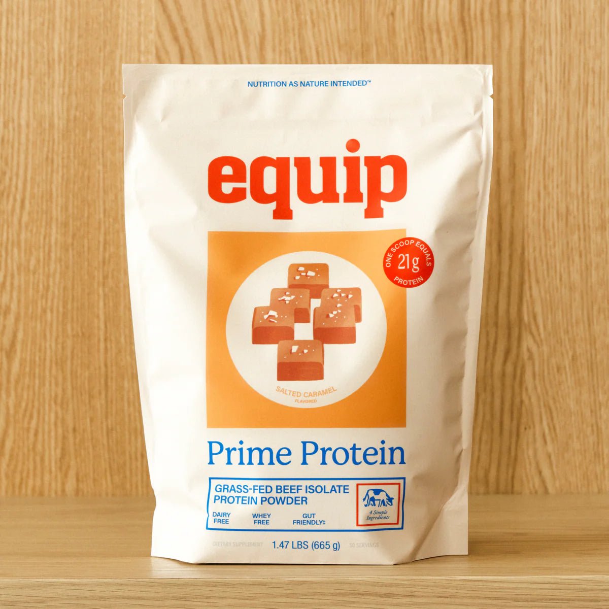 Equip Prime Protein - Original No Added Sugar (Sweetened with Stevia) - Wholistic Nutrition - Protein Powder & Collagen - Equip