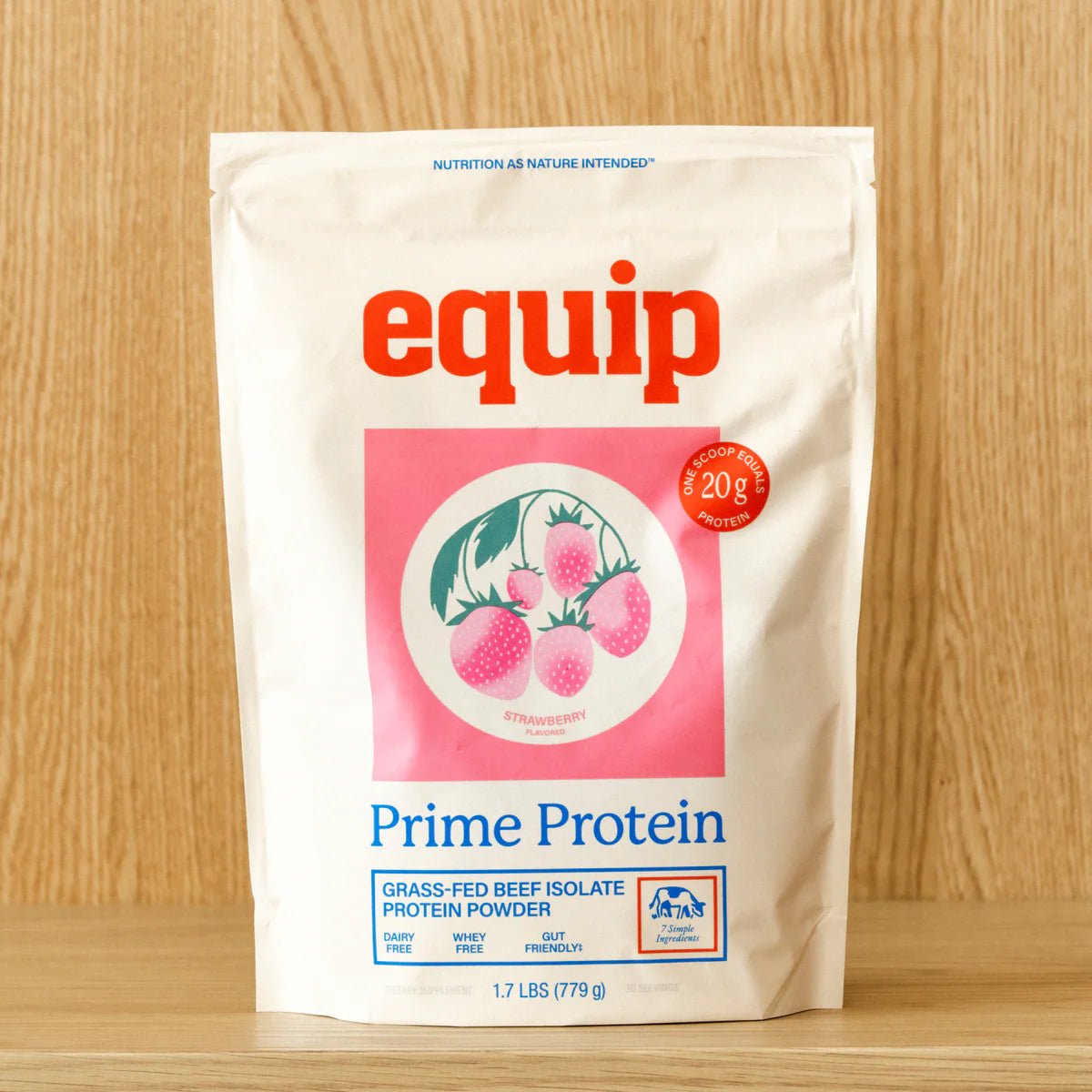 Equip Prime Protein - Original No Added Sugar (Sweetened with Stevia) - Wholistic Nutrition - Protein Powder & Collagen - Equip