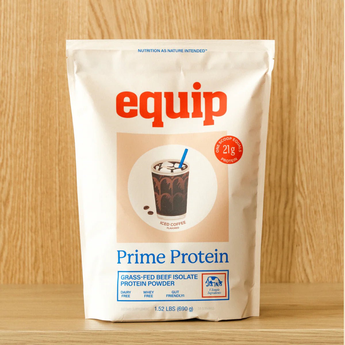 Equip Prime Protein - Original No Added Sugar (Sweetened with Stevia) - Wholistic Nutrition - Protein Powder & Collagen - Equip