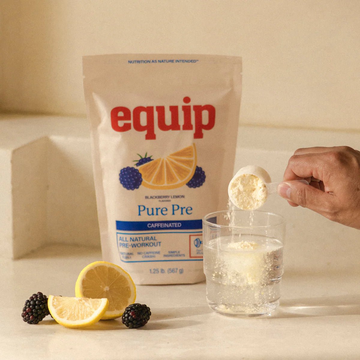 Equip Pure Pre Pre - workout - Wholistic Nutrition - Protein Powder & Collagen - Equip