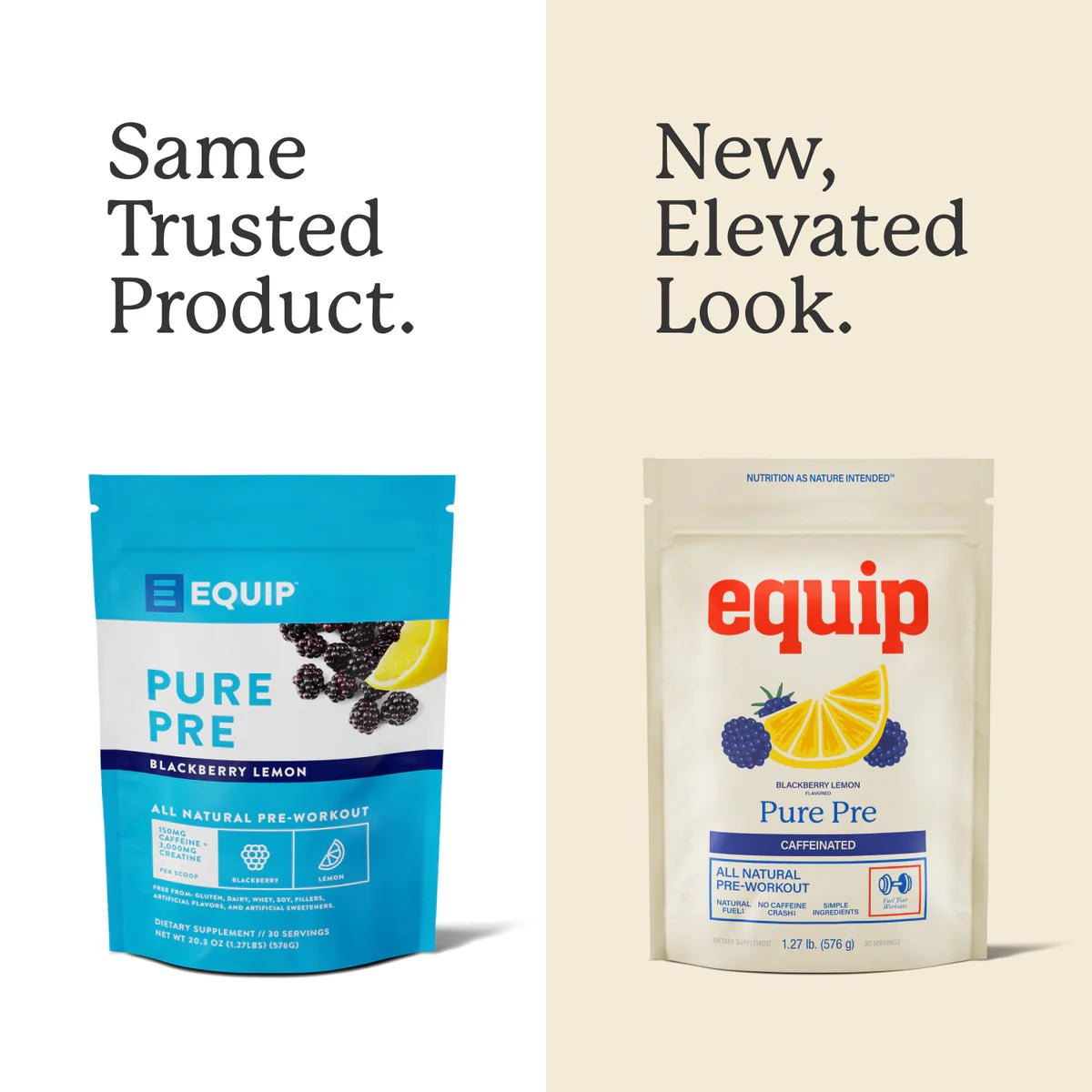 Equip Pure Pre Pre - workout - Wholistic Nutrition - Protein Powder & Collagen - Equip