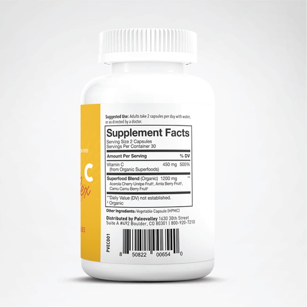 Essential C Complex - Wholistic Nutrition - Wellness Supplements - Paleovalley