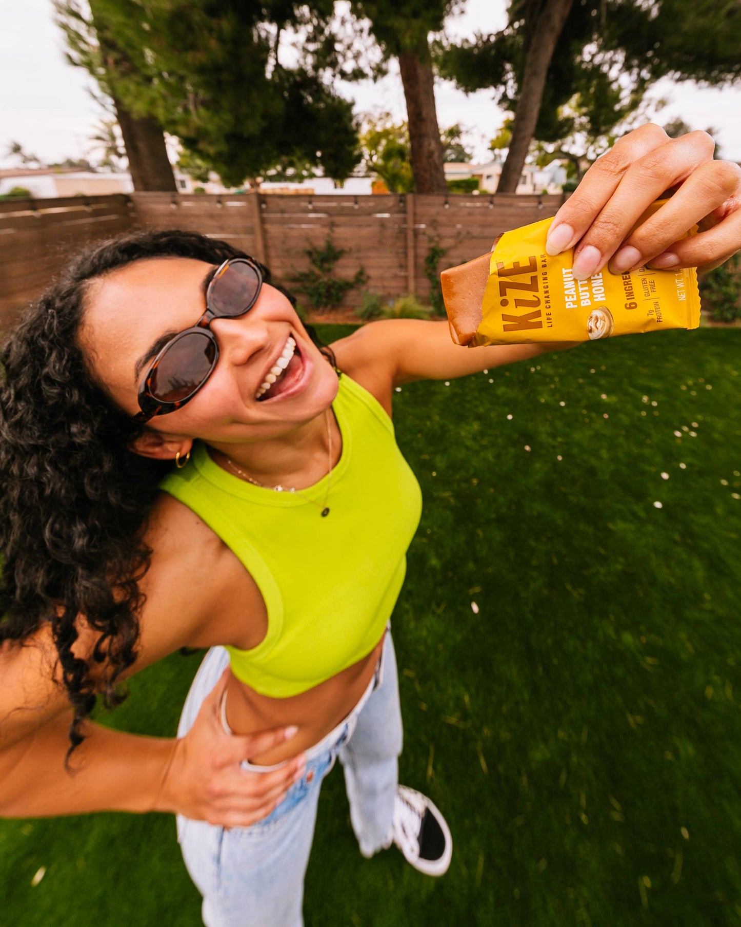 KiZE Peanut Butter Honey  - Individual bar