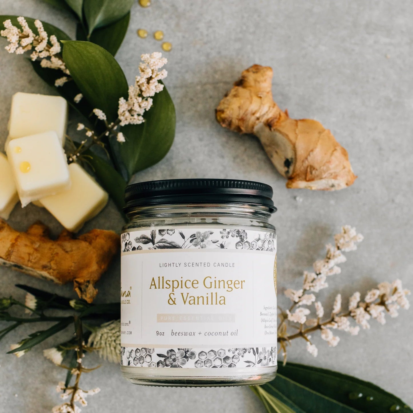 Fontana Candle Co. Essential Oil Beeswax Jar Candle - Wholistic Nutrition - Wholistic Home - Fontana Candle