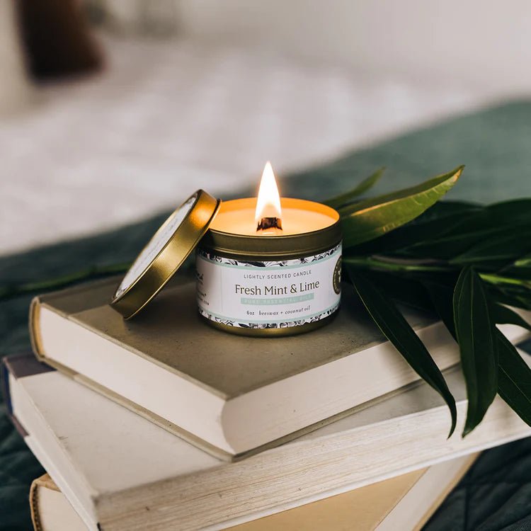 Fontana Candle Co. Essential Oil Beeswax Jar Candle - Wholistic Nutrition - Wholistic Home - Fontana Candle