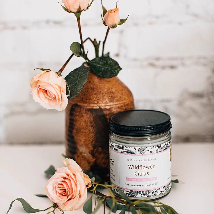 Fontana Candle Co. Essential Oil Beeswax Jar Candle - Wholistic Nutrition - Wholistic Home - Fontana Candle