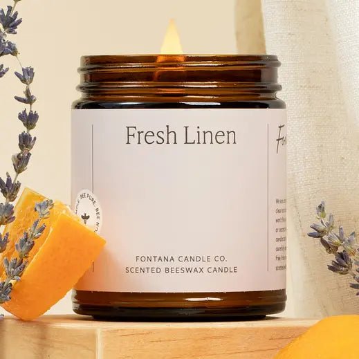 Fontana Candle Co. Essential Oil Beeswax Jar Candle - Wholistic Nutrition - Wholistic Home - Fontana Candle