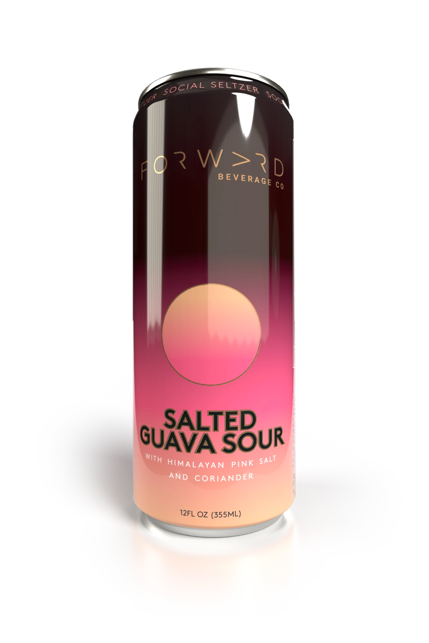 Forward Beverage Social Seltzer (2.5 MG THC, 7.5 MG CBD) 12 oz. Can - Wholistic Nutrition-Beverage-Forward Beverage