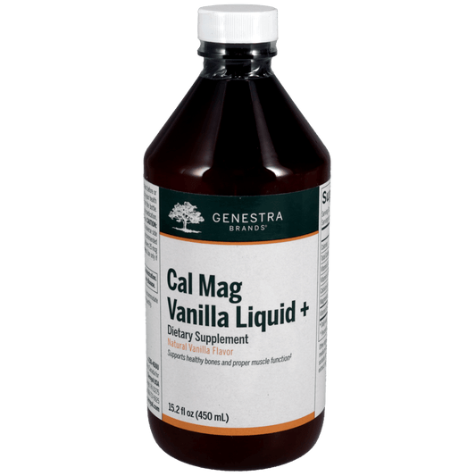 Genestra Cal Mag Vanilla 450 ml (15.22 fl oz) - Wholistic Nutrition - Fullscript