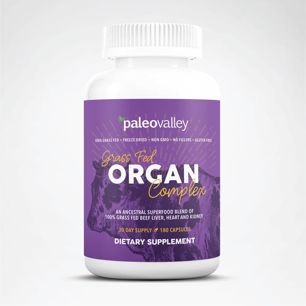 Grass Fed Organ Complex - Wholistic Nutrition - Wellness Supplements - Paleovalley
