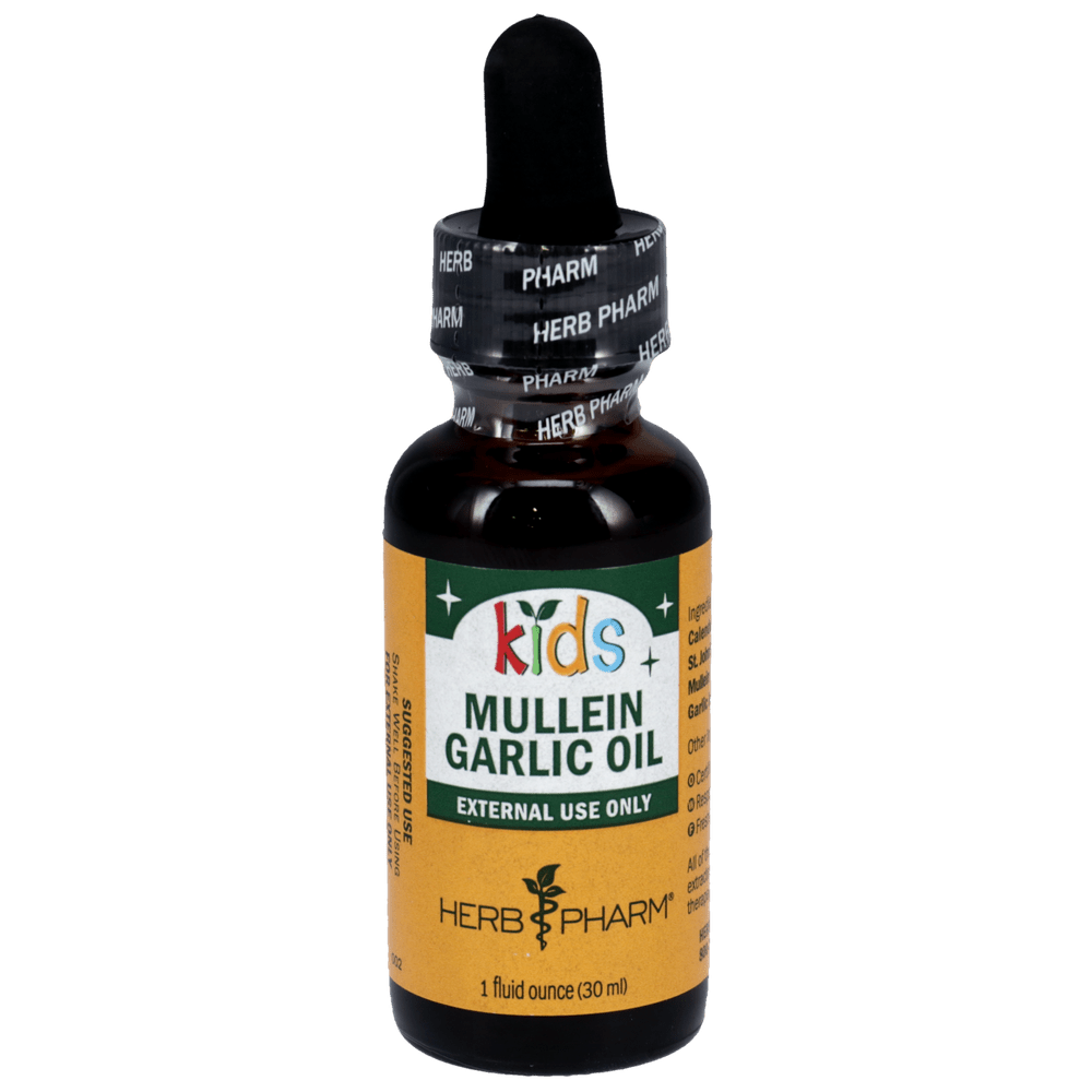 Herb Pharm Kids Mullein Garlic Oil - 1 fl. oz. - Wholistic Nutrition - Default - Herb Pharm