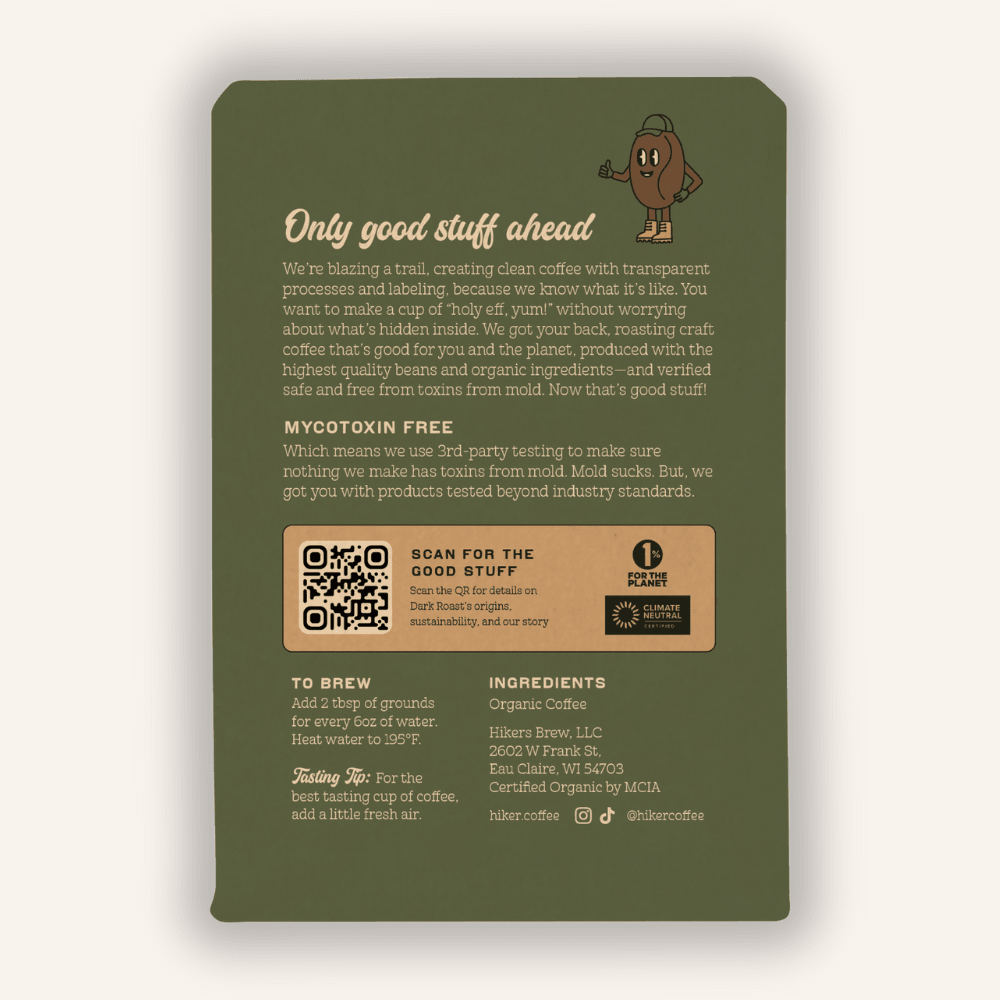 Hiker Whole Bean Coffee - Wholistic Nutrition - Coffee - Hiker