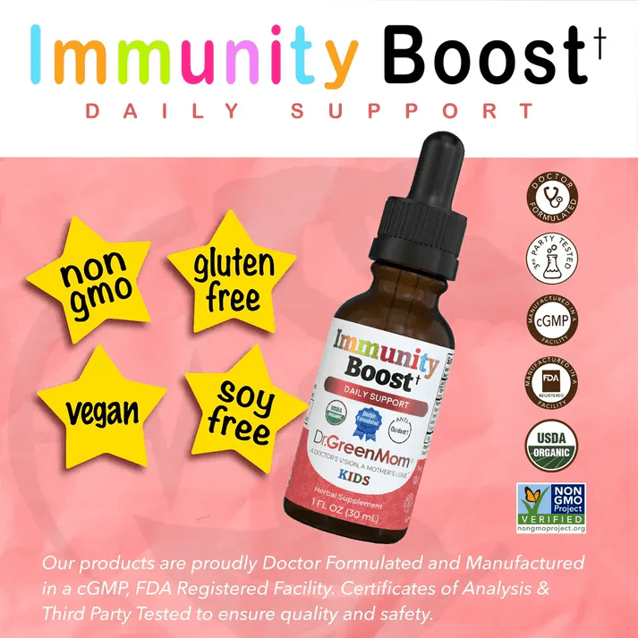 Immunity Boost™✝︎ Kids - Wholistic Nutrition - Wholistic Medicine Cabinet - Dr. Green Life/Mom