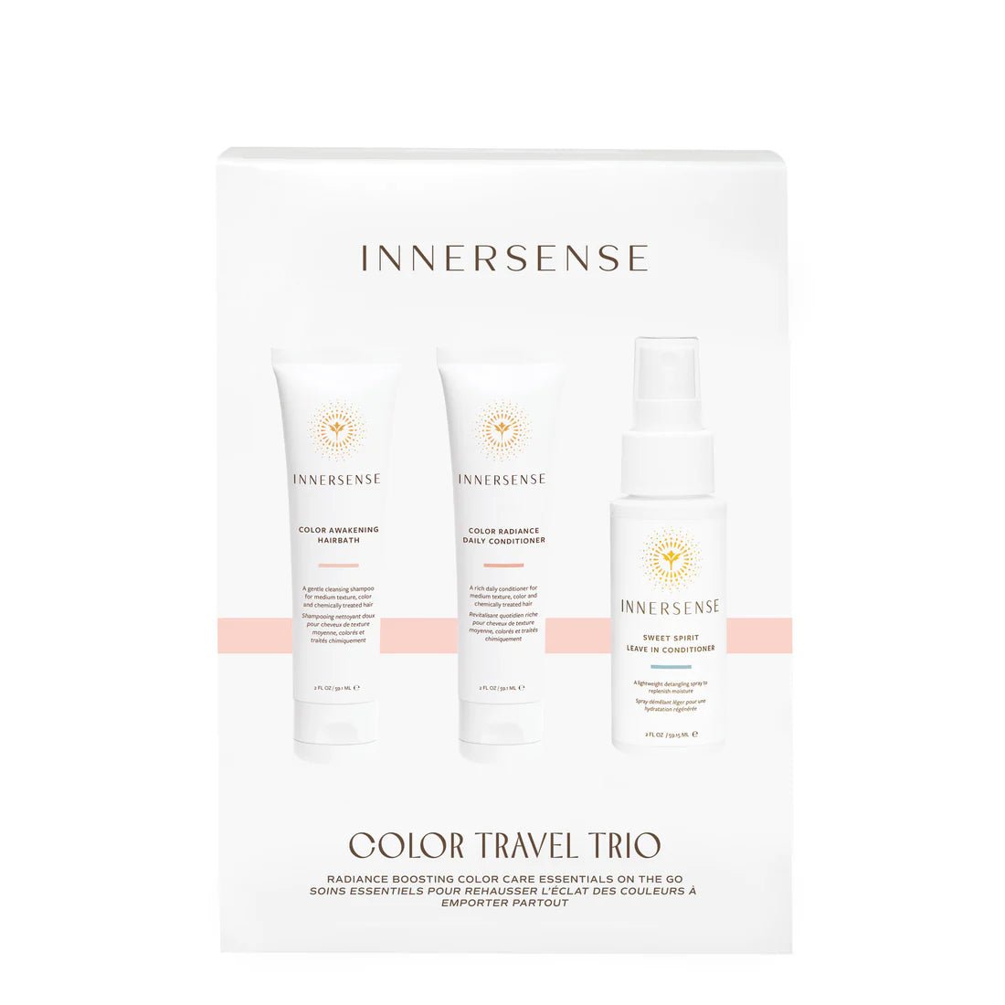 Innersense Travel Trio - Color Collection - Wholistic Nutrition - Hair, Skin & Body Care - Innersense