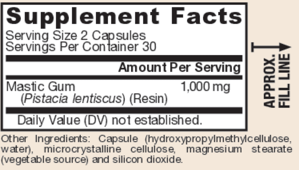 Jarrow Formulas Mastic Gum (60 capsules) - Wholistic Nutrition - Wellness Supplements - Jarrow Formulas
