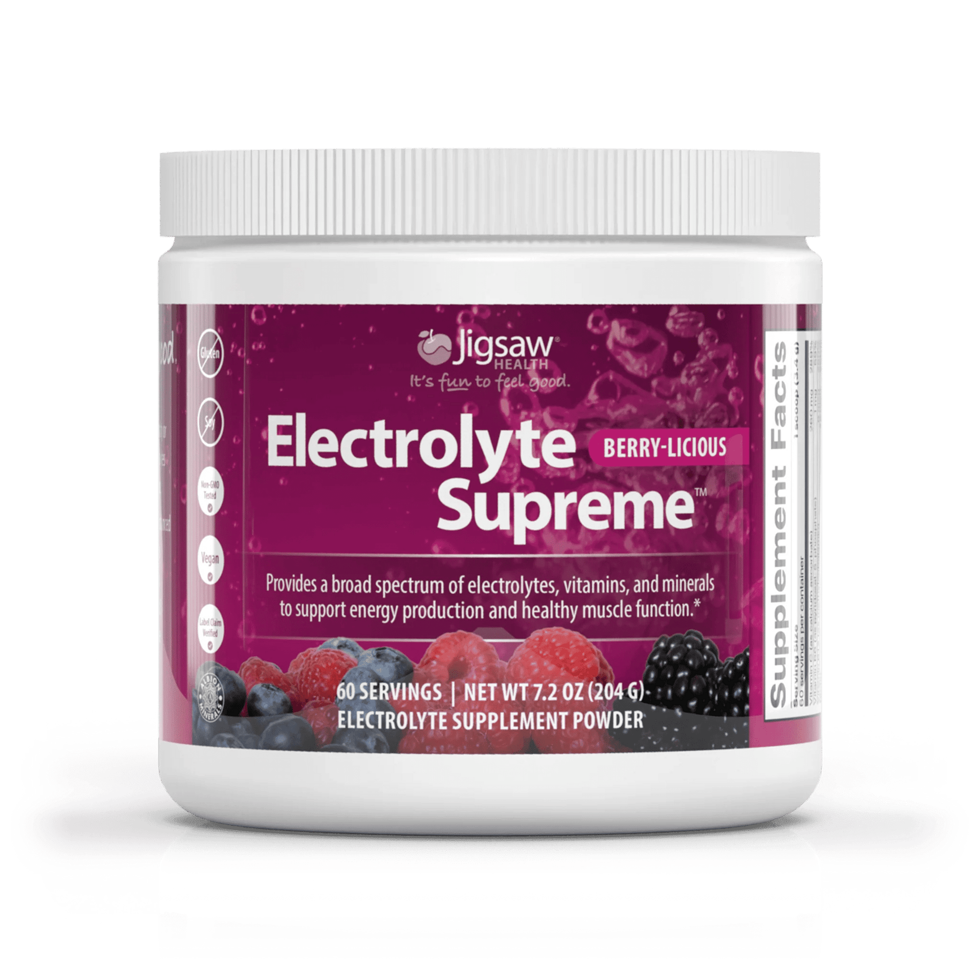 Jigsaw Electrolyte Supreme - Wholistic Nutrition - Minerals & Hydration - Jigsaw