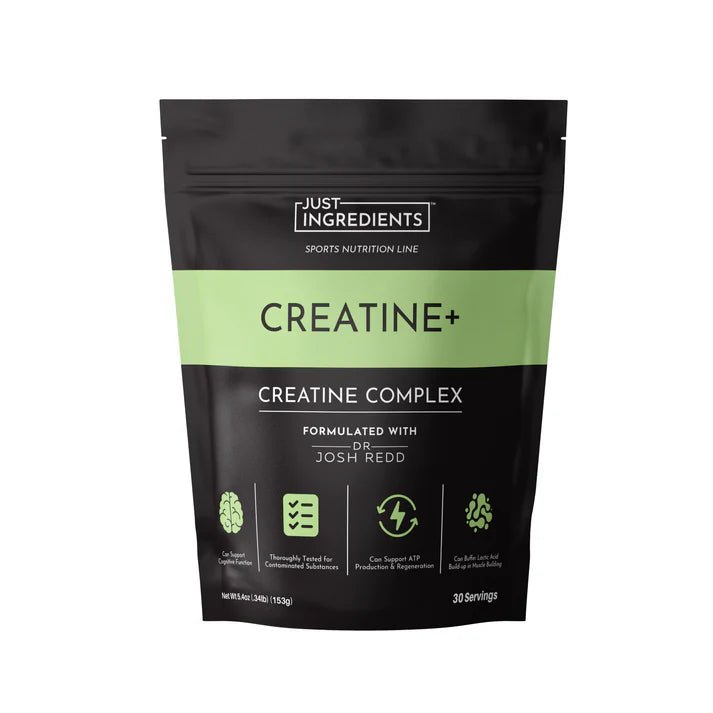 Just Ingredients Creatine+ (30 Servings) - Wholistic Nutrition - Wellness Supplements - Just Ingredients