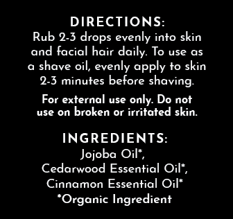 Just Ingredients Face Serum for Men - Wholistic Nutrition - Hair, Skin & Body Care - Just Ingredients