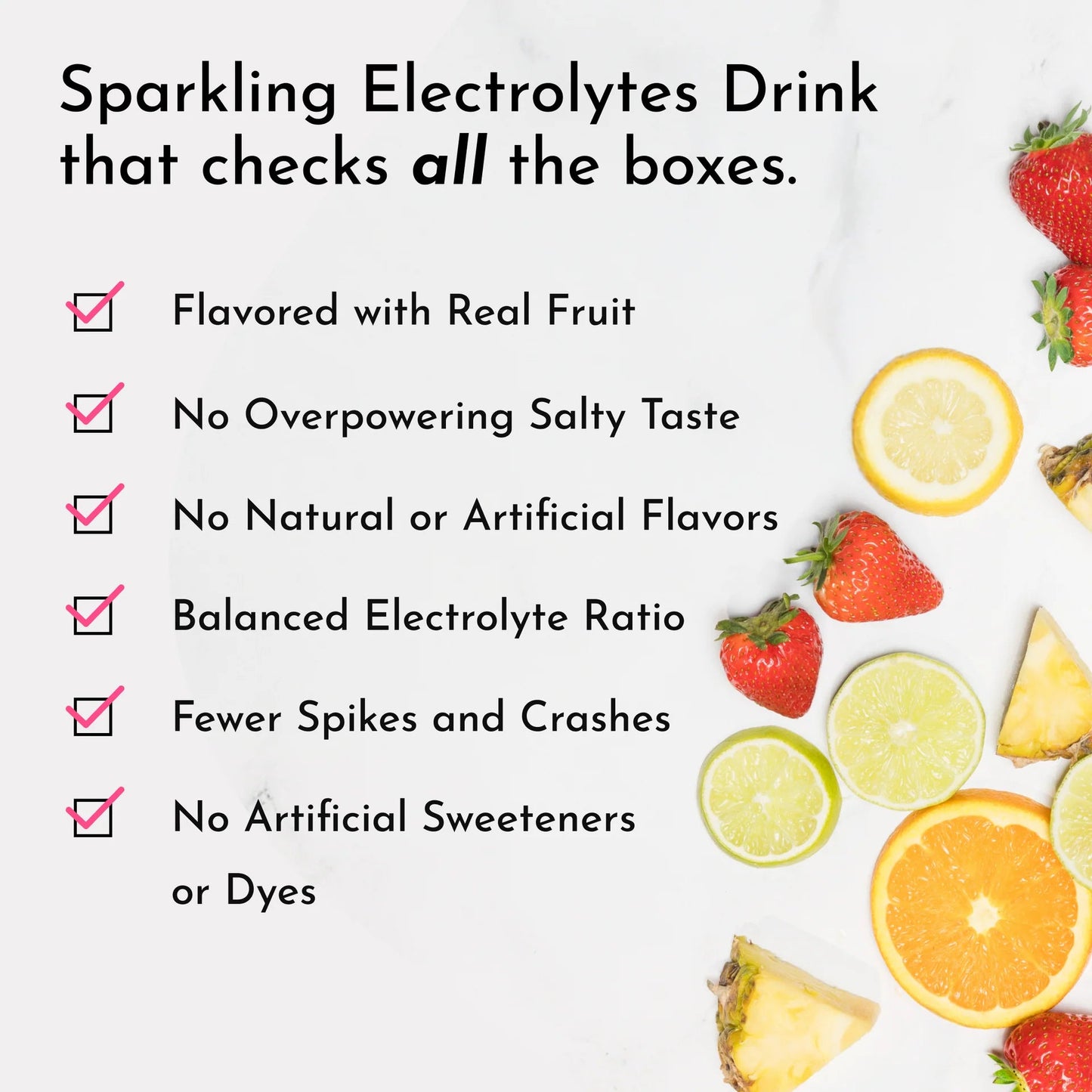 Just Ingredients Guava Mango Sparkling Electrolytes 12 oz Can. (12 - PACK) - Wholistic Nutrition - Minerals & Hydration - Just Ingredients