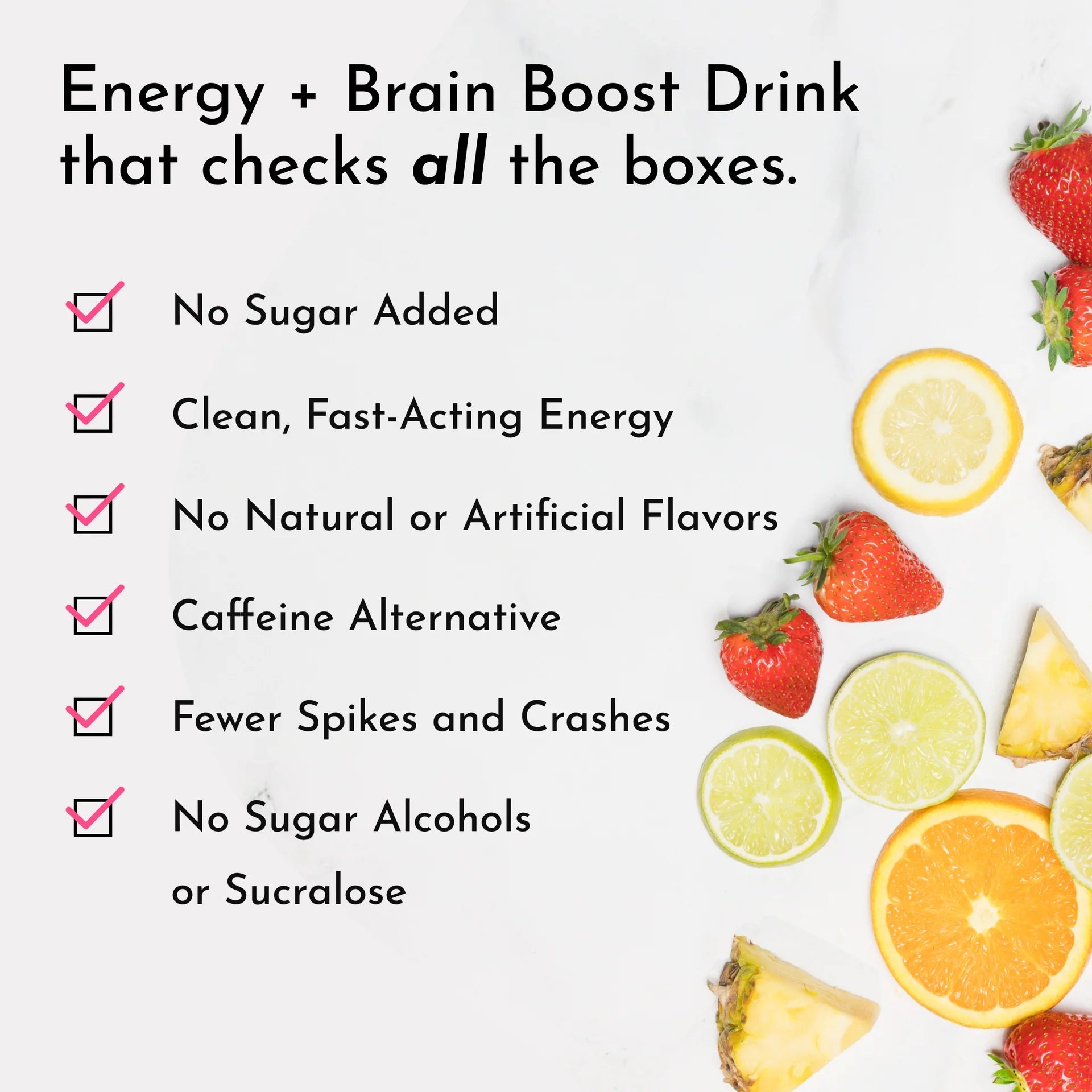 Just Ingredients Lemonade Energy + Brain Boost 12 oz. Can (Individual Can) - Wholistic Nutrition - Beverage - Just Ingredients