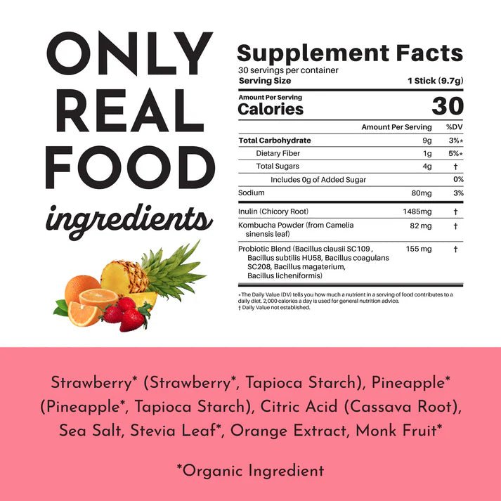 Just Ingredients Probiotic Complex for Kids - Fruit Punch - Wholistic Nutrition - Beverage - Just Ingredients
