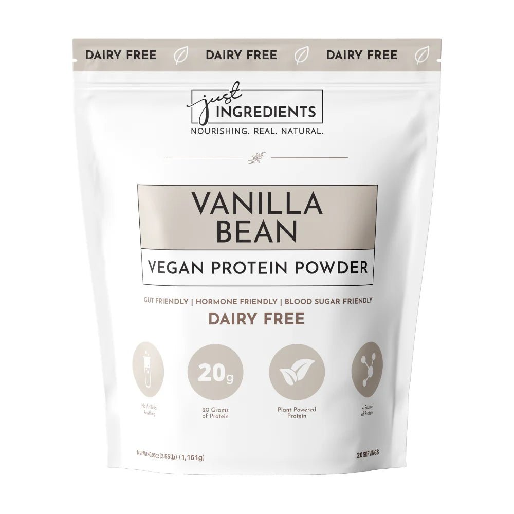 Just Ingredients VEGAN Protein Powder (25 servings) - Wholistic Nutrition - Protein Powder & Collagen - Just Ingredients