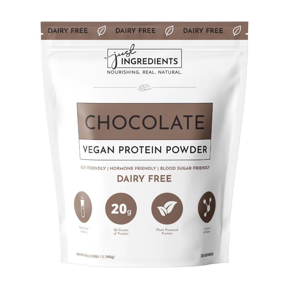 Just Ingredients VEGAN Protein Powder (25 servings) - Wholistic Nutrition - Protein Powder & Collagen - Just Ingredients