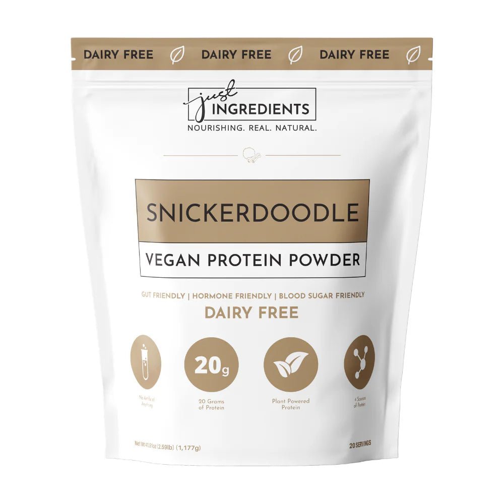 Just Ingredients VEGAN Protein Powder (25 servings) - Wholistic Nutrition - Protein Powder & Collagen - Just Ingredients