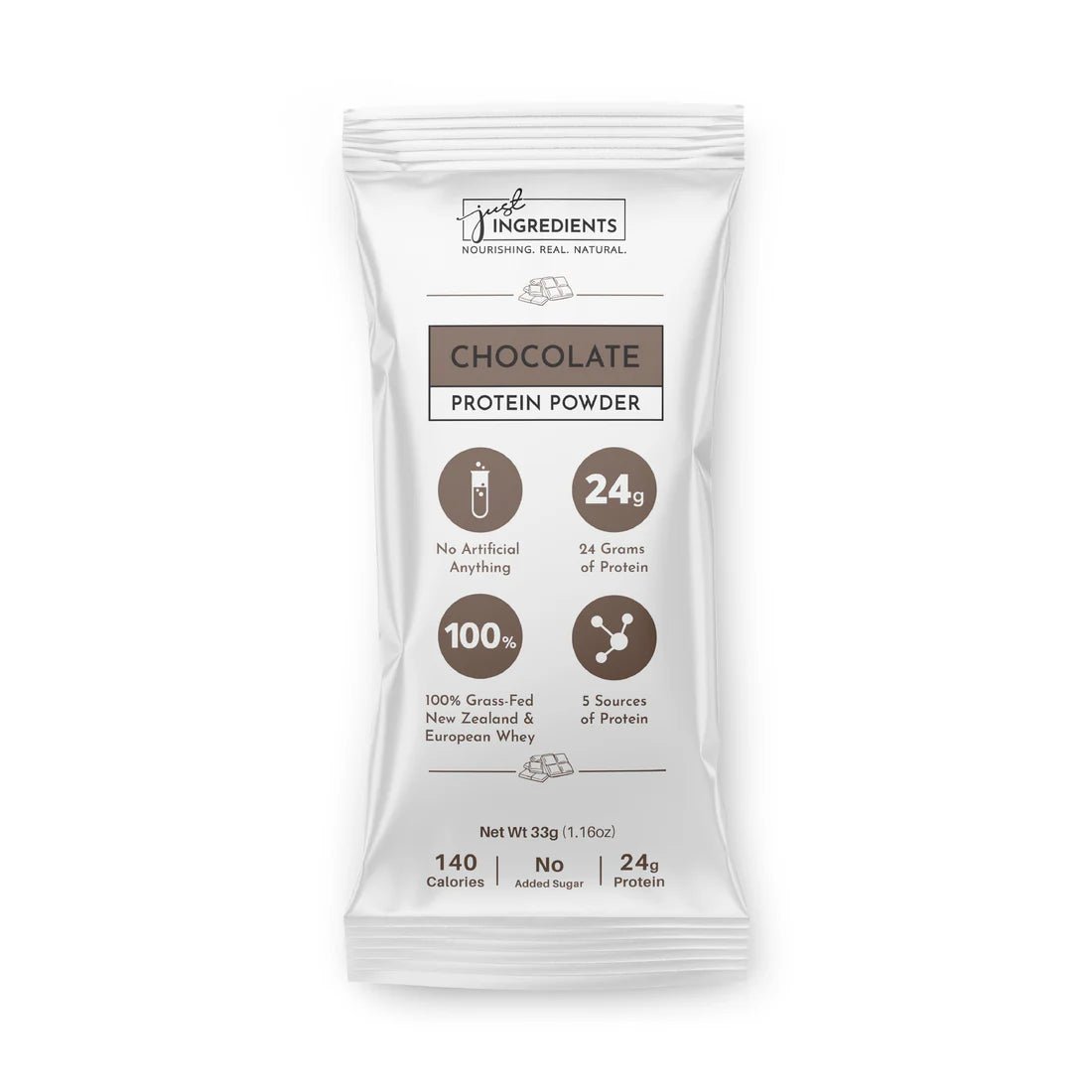 Just Ingredients WHEY Protein Powder Single Serving Stick - Wholistic Nutrition - Protein Powder & Collagen - Just Ingredients