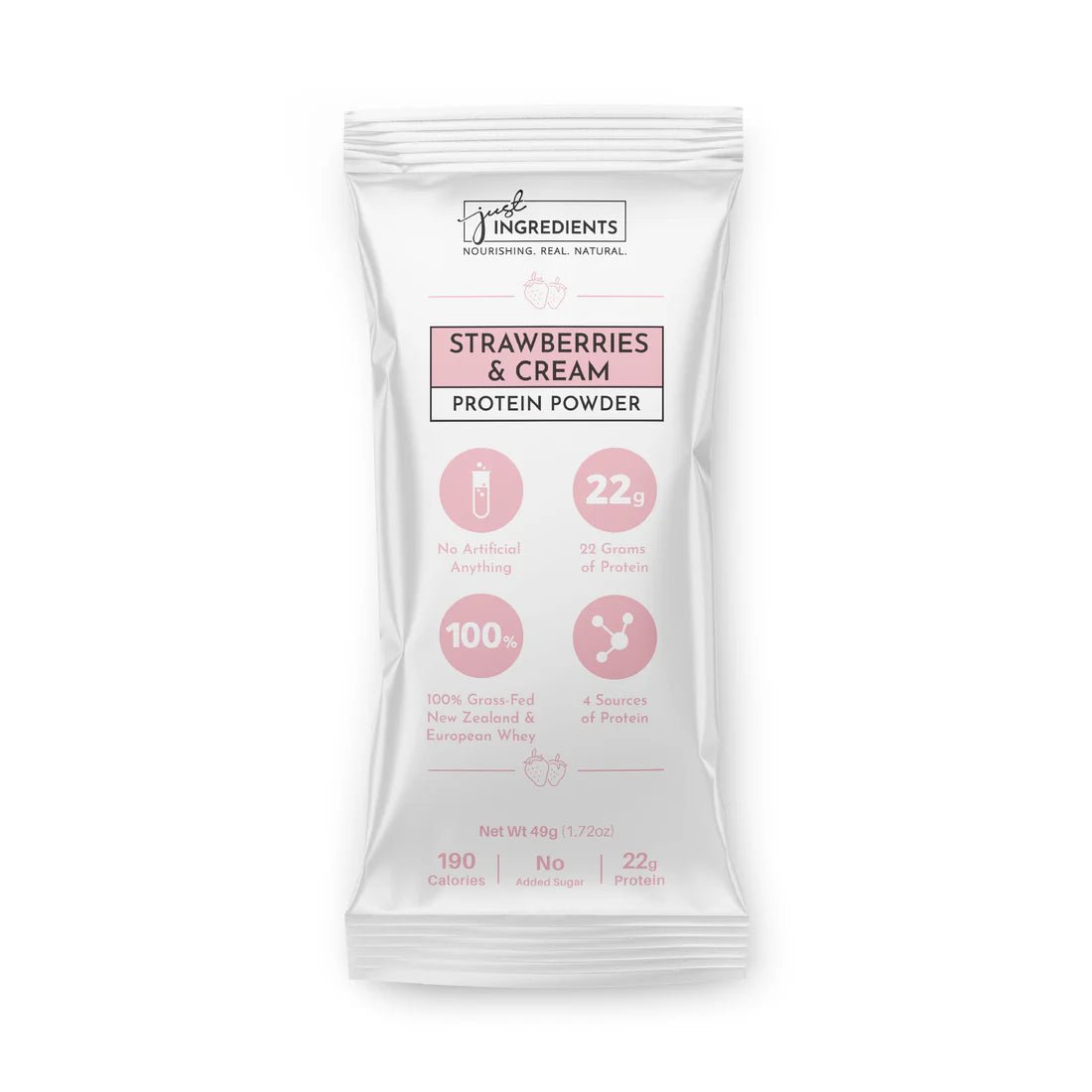 Just Ingredients WHEY Protein Powder Single Serving Stick - Wholistic Nutrition - Protein Powder & Collagen - Just Ingredients