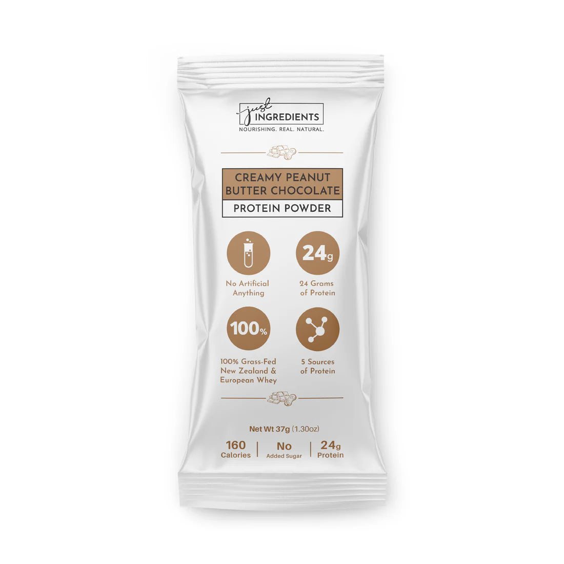Just Ingredients WHEY Protein Powder Single Serving Stick - Wholistic Nutrition - Protein Powder & Collagen - Just Ingredients