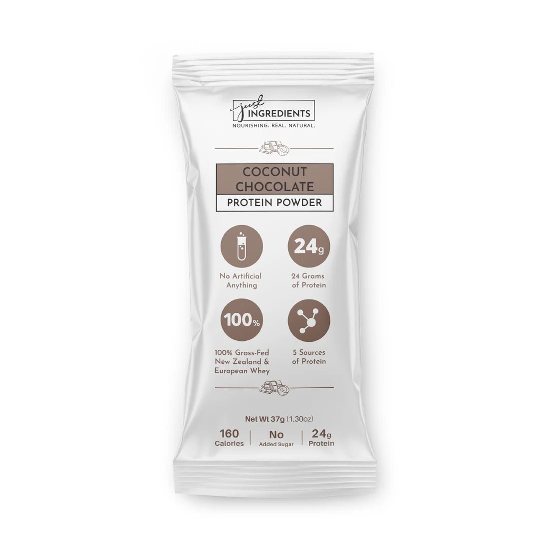 Just Ingredients WHEY Protein Powder Single Serving Stick - Wholistic Nutrition - Protein Powder & Collagen - Just Ingredients