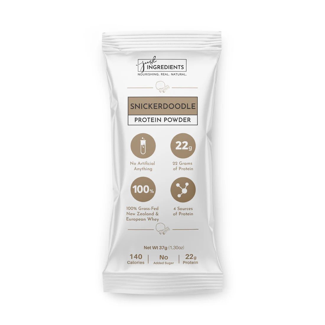 Just Ingredients WHEY Protein Powder Single Serving Stick - Wholistic Nutrition - Protein Powder & Collagen - Just Ingredients