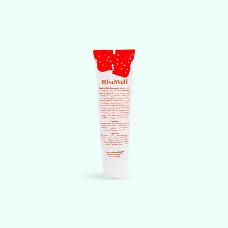 Kid's Mineral Toothpaste - Cake Batter - Wholistic Nutrition - Hair, Skin & Body Care - Risewell