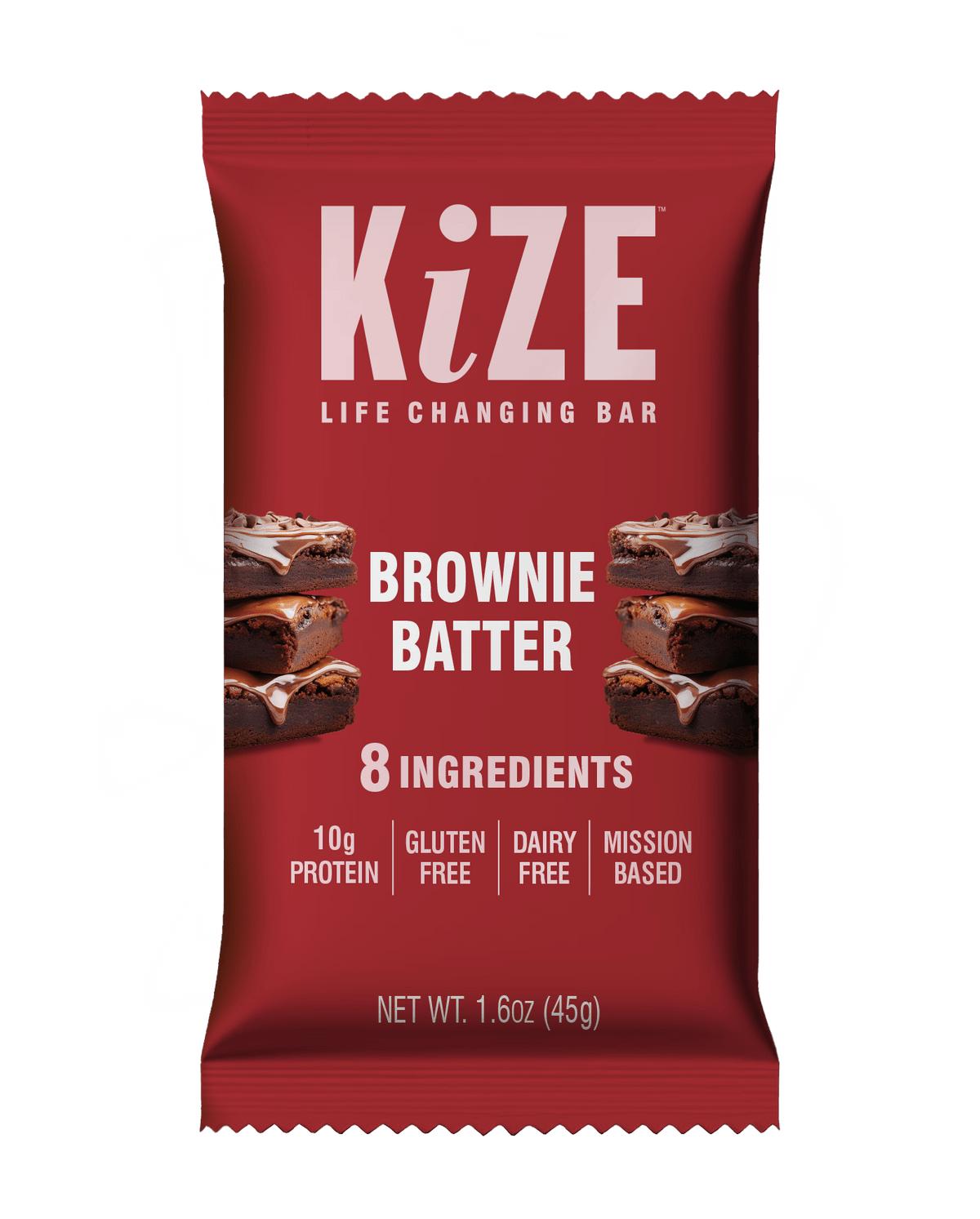 KiZE Brownie Batter - Individual bar - Wholistic Nutrition-Snacks-KiZE Life Changing Bars