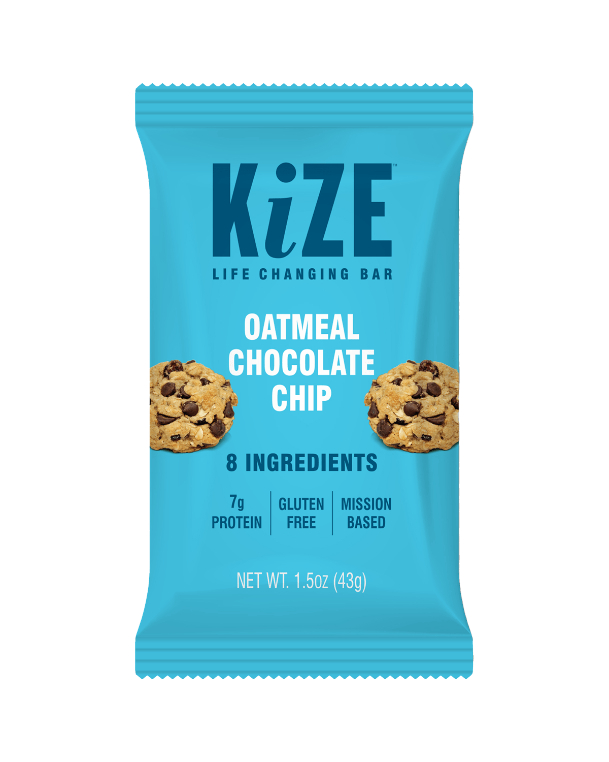 KiZE Oatmeal Chocolate Chip - Individual bar - Wholistic Nutrition-Snacks-KiZE Life Changing Bars