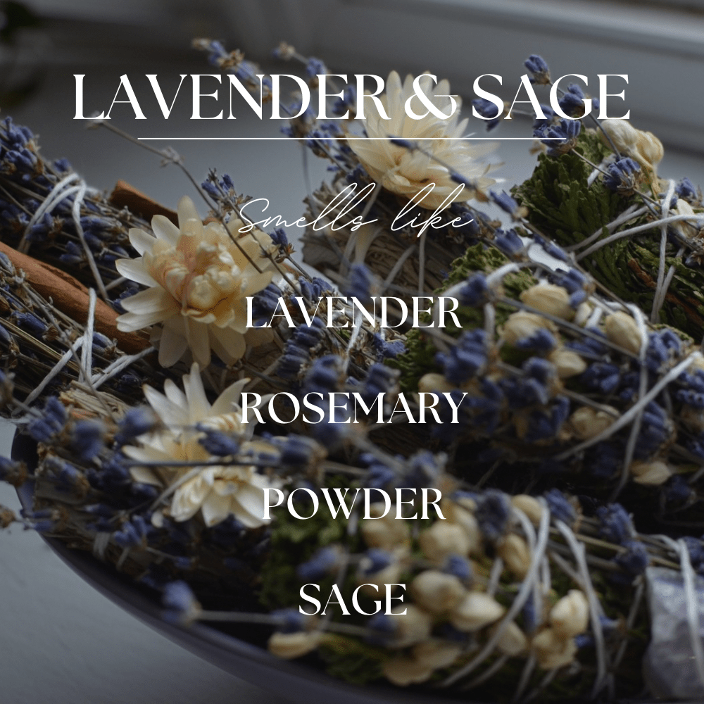 Lavender & Sage | 8ml Hanging Car Diffuser - Wholistic Nutrition-Wholistic Home-Modern Roots Candle Co.