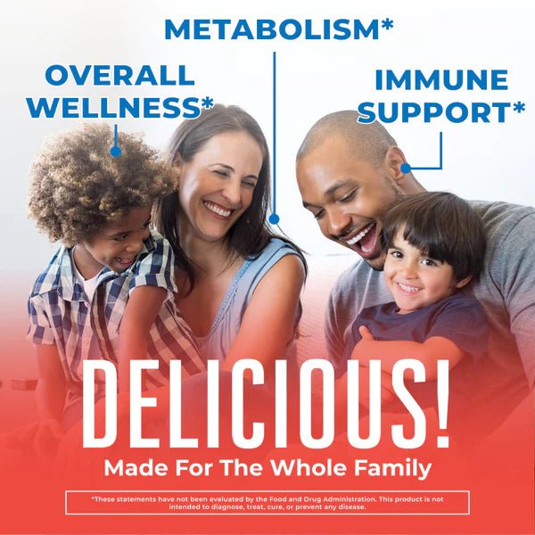 Liquid Morning Multivitamin Essentials+ - Fruit Punch Falvored - Wholistic Nutrition - Wellness Supplements - Mary Ruth