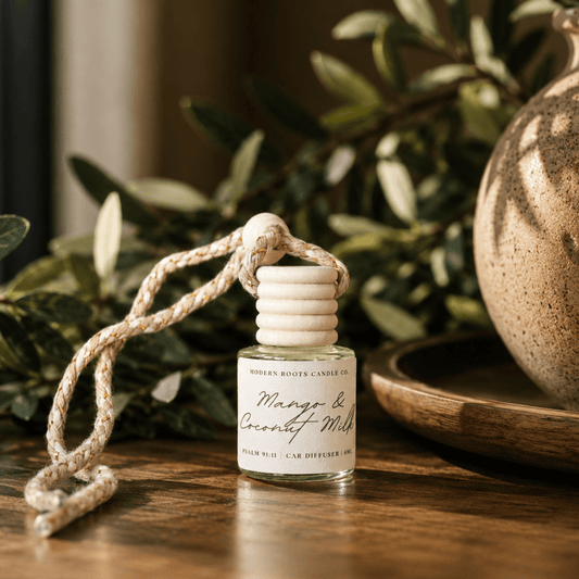 Mango & Coconut Milk | 8ml Hanging Car Diffuser - Wholistic Nutrition-Wholistic Home-Modern Roots Candle Co.
