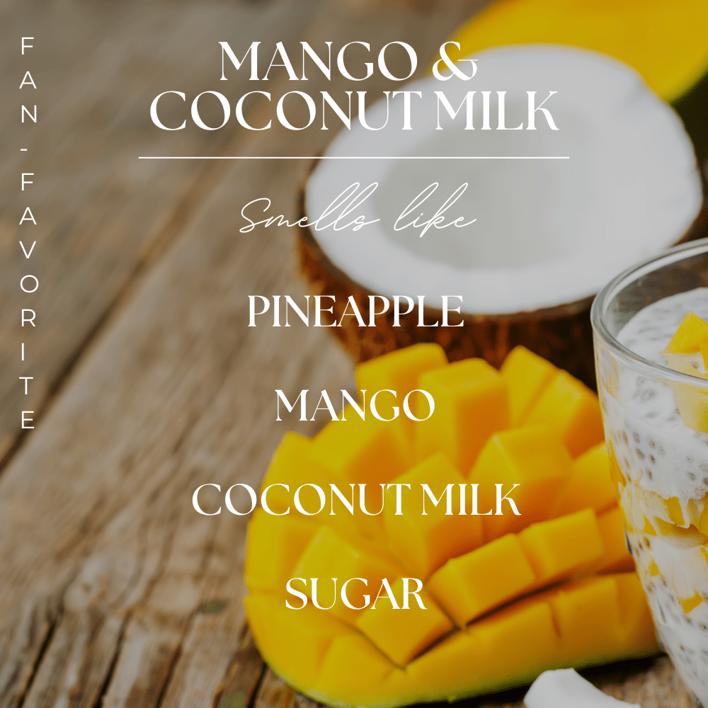 Mango & Coconut Milk | 8ml Hanging Car Diffuser - Wholistic Nutrition-Wholistic Home-Modern Roots Candle Co.